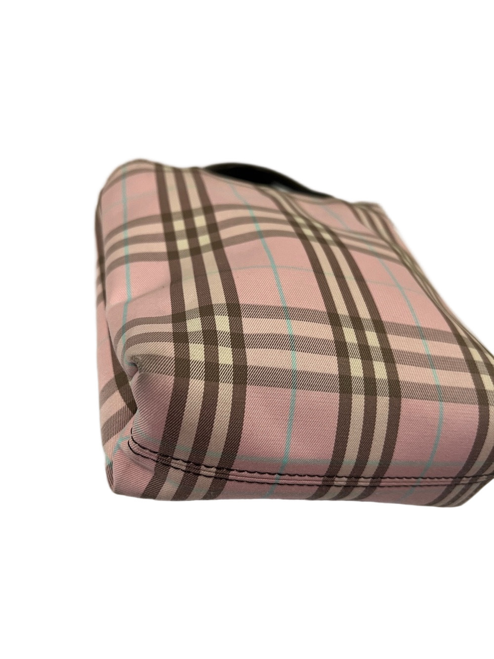 Burberry Pink Plaid Novacheck Mini Tote - Picture 8 of 13